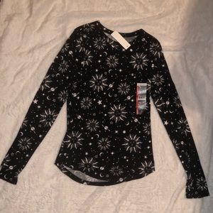 Soft sun and moon tight long sleeve